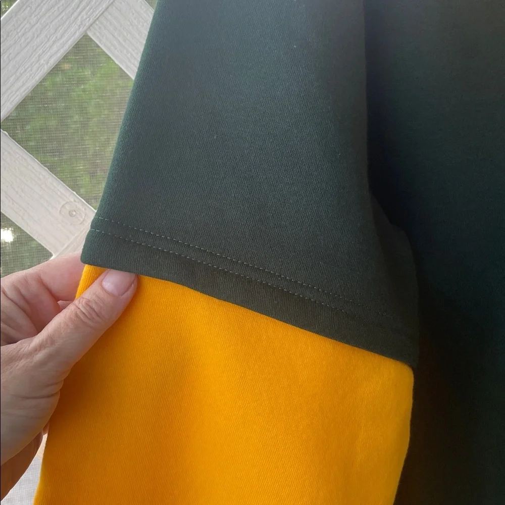 FOCO Green Bay Packers Layered-Look Wordmark Hoodie - Picture 8 of 14